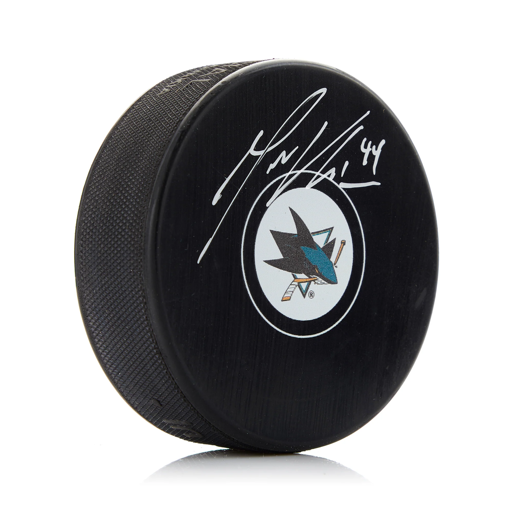 Marc-Edouard Vlasic San Jose Sharks Autographed Hockey Puck