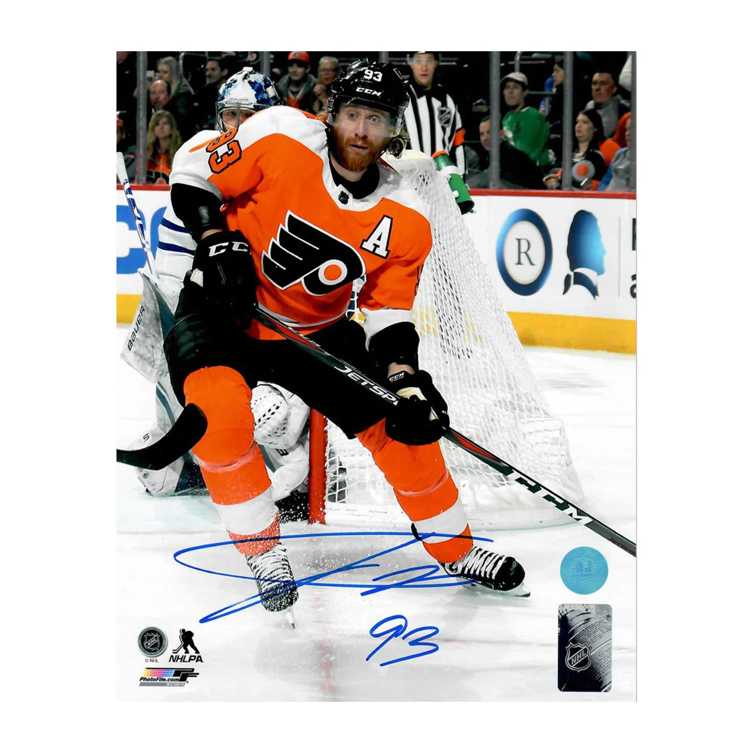 Jakub Voracek Autographed Philadelphia Flyers Hockey 8x10 Photo