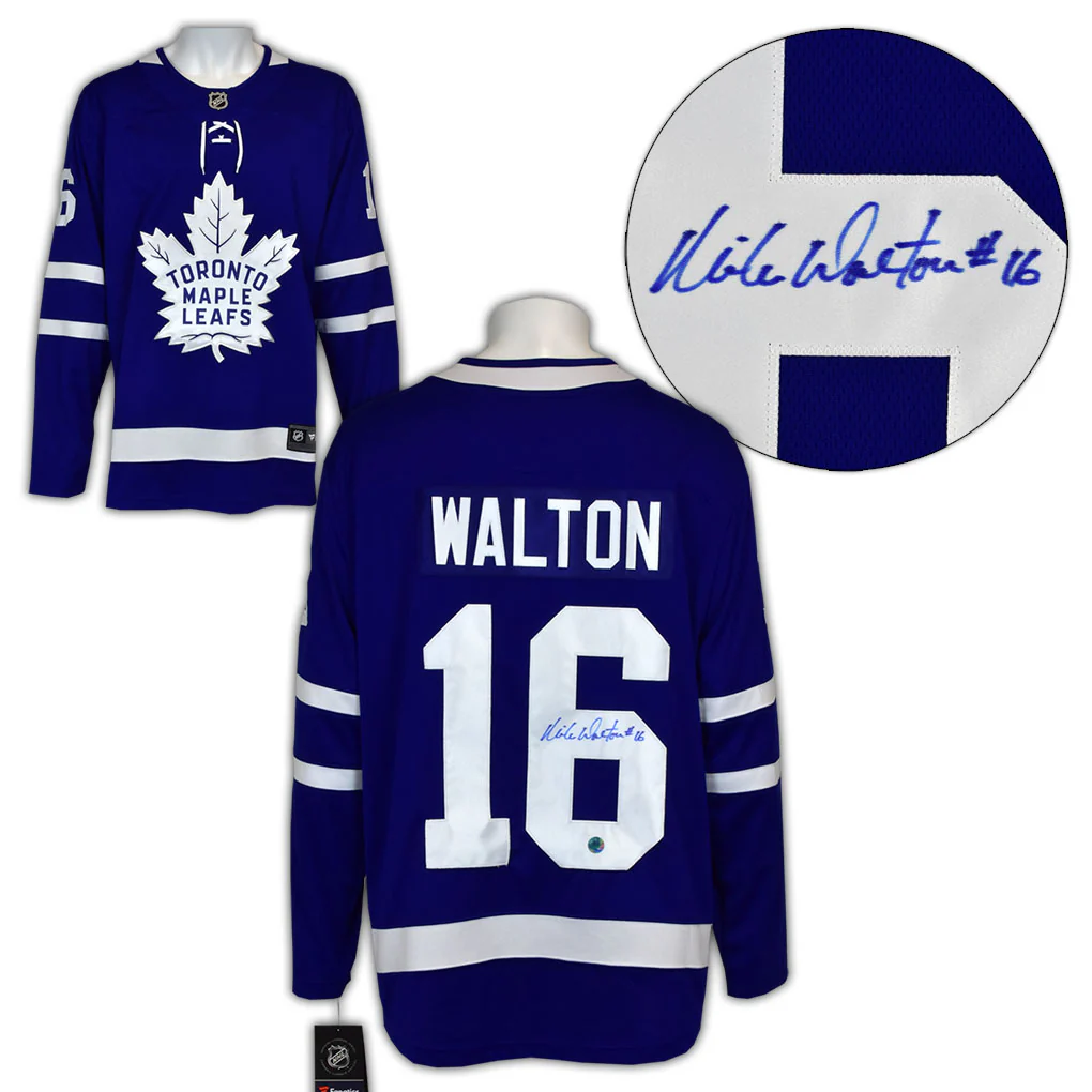 Mike Walton Autographed Toronto Maple Leafs Fanatics Breakaway Jersey