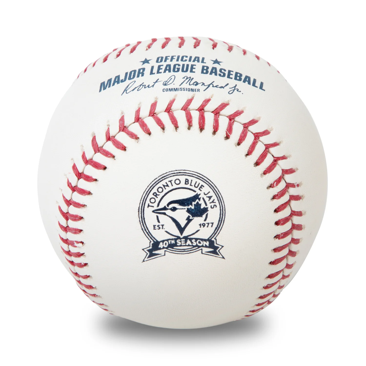 Duane Ward Signed Rawlings Official MLB Blue Jays 40th Anniversary Baseball - Image 2