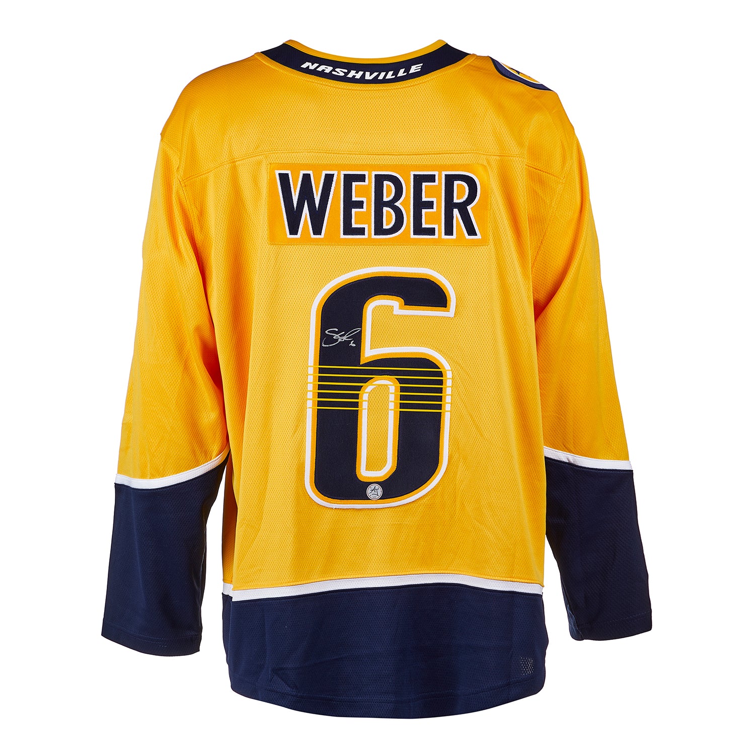 Shea Weber Autographed Nashville Predators Fanatics Breakaway Jersey