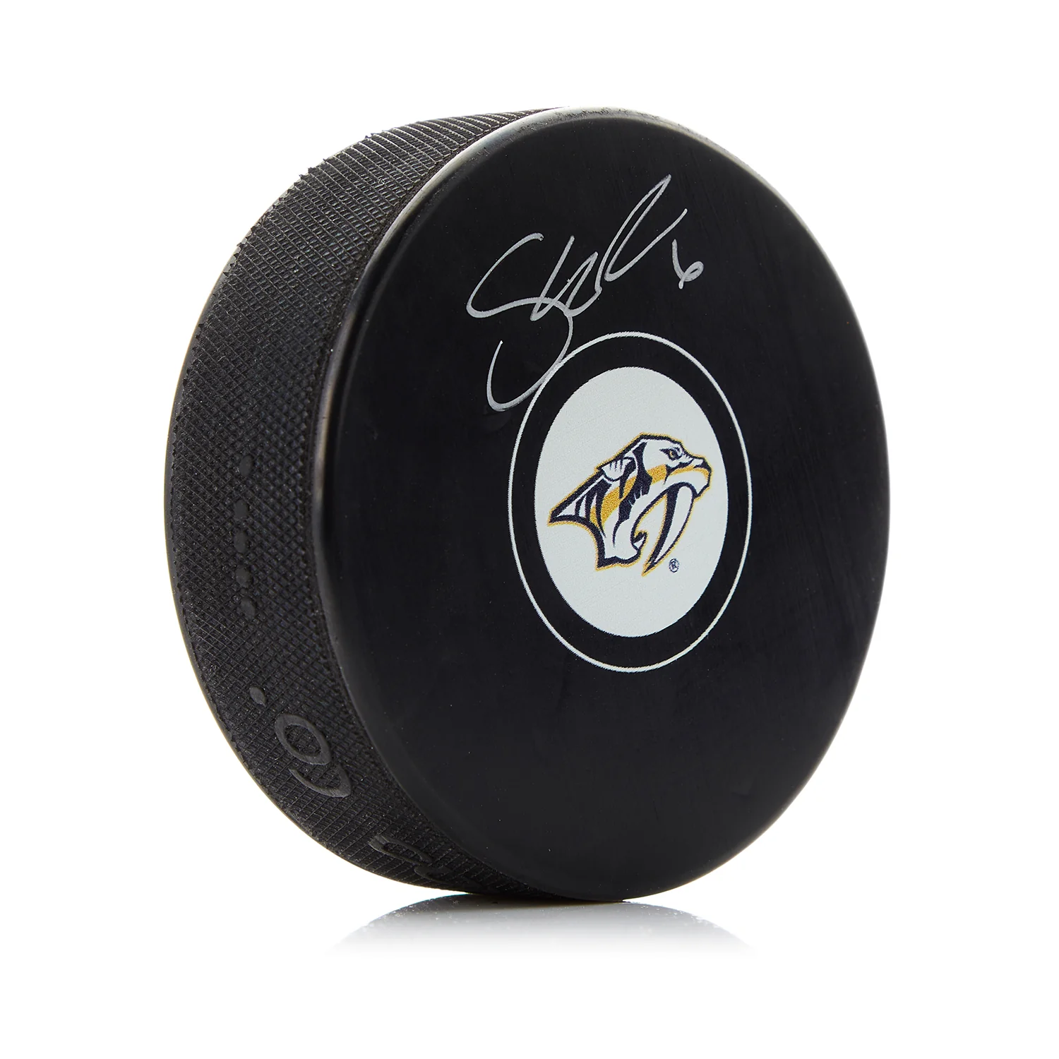 Shea Weber Autographed Nashville Predators Hockey Puck