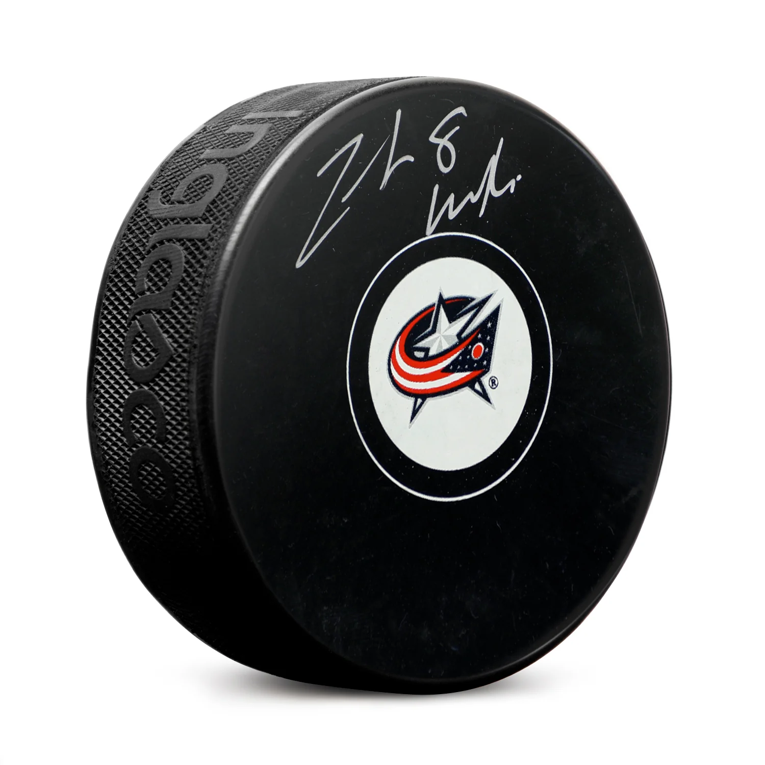 Zach Werenski Autographed Columbus Blue Jackets Hockey Puck