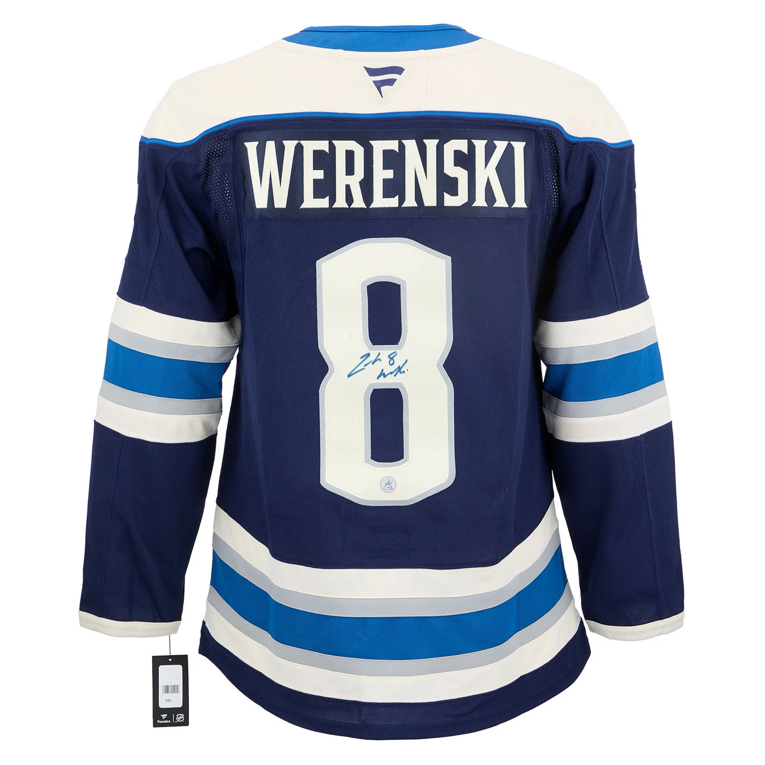 Zach Werenski Signed Columbus Blue Jackets Alt Cannon Fanatics Premium Jersey
