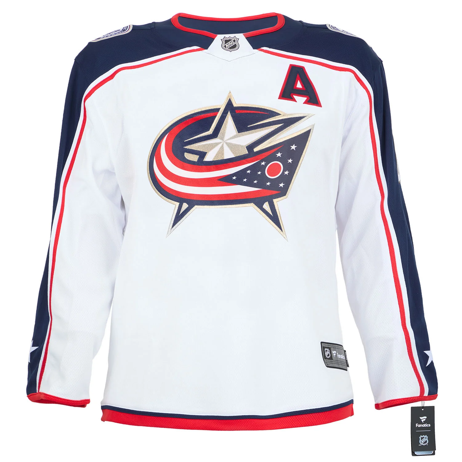 Zach Werenski Signed Columbus Blue Jackets White Fanatics Breakaway Jersey - Image 2