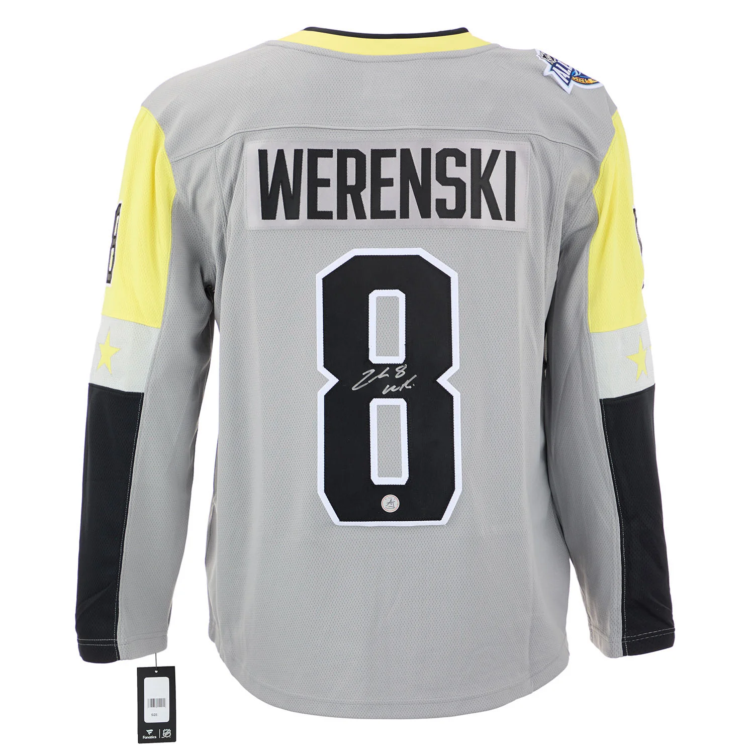 Zach Werenski Signed 2018 NHL All-Star Game Metro Fanatics Breakaway Jersey