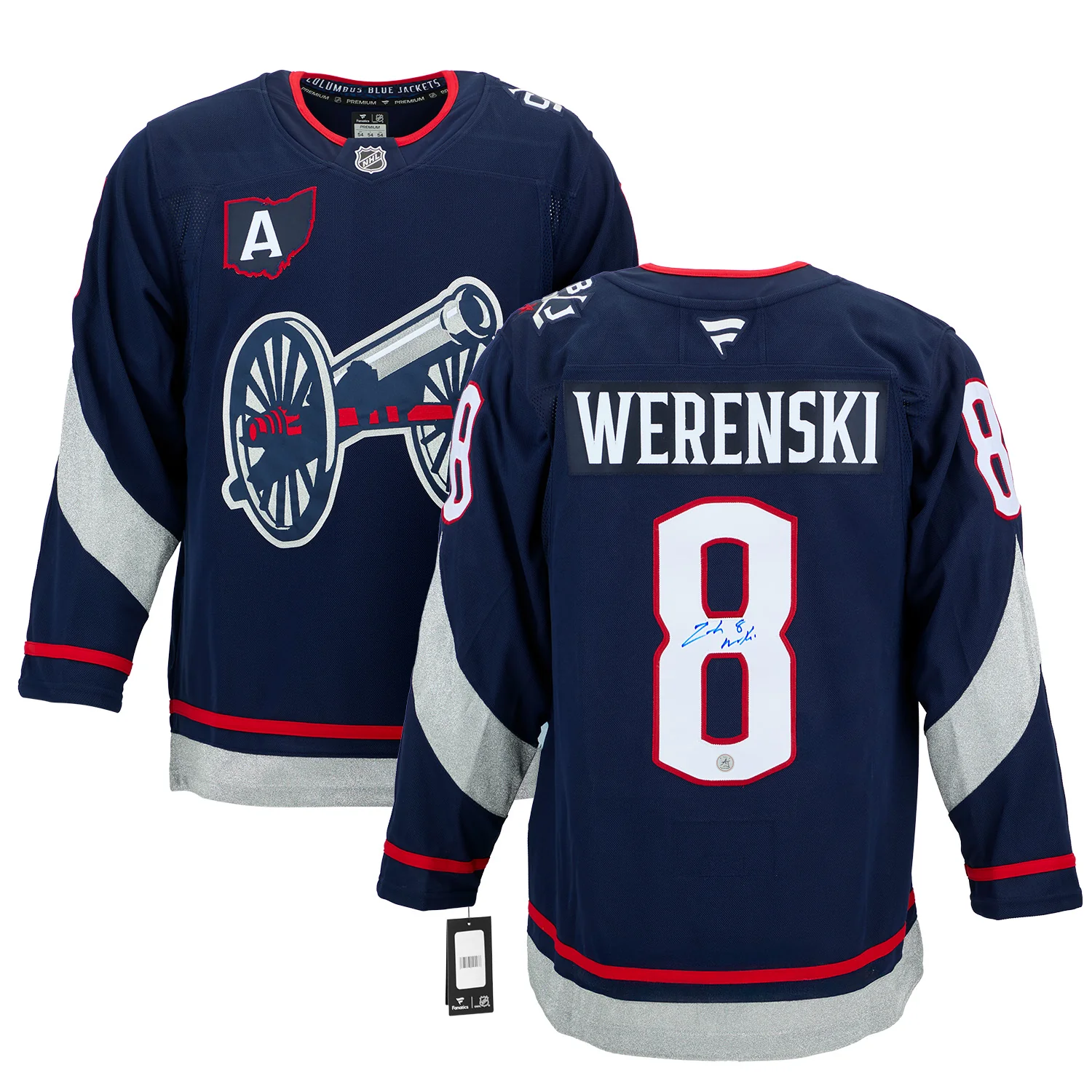 Zach Werenski Signed Columbus Blue Jackets 2025 Stadium Series Jersey - Image 3