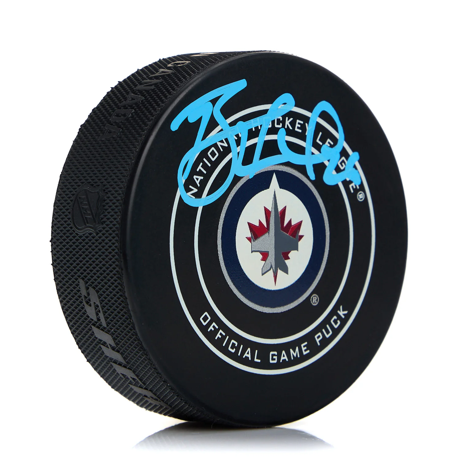 Blake Wheeler Autographed Winnipeg Jets Official Game Puck