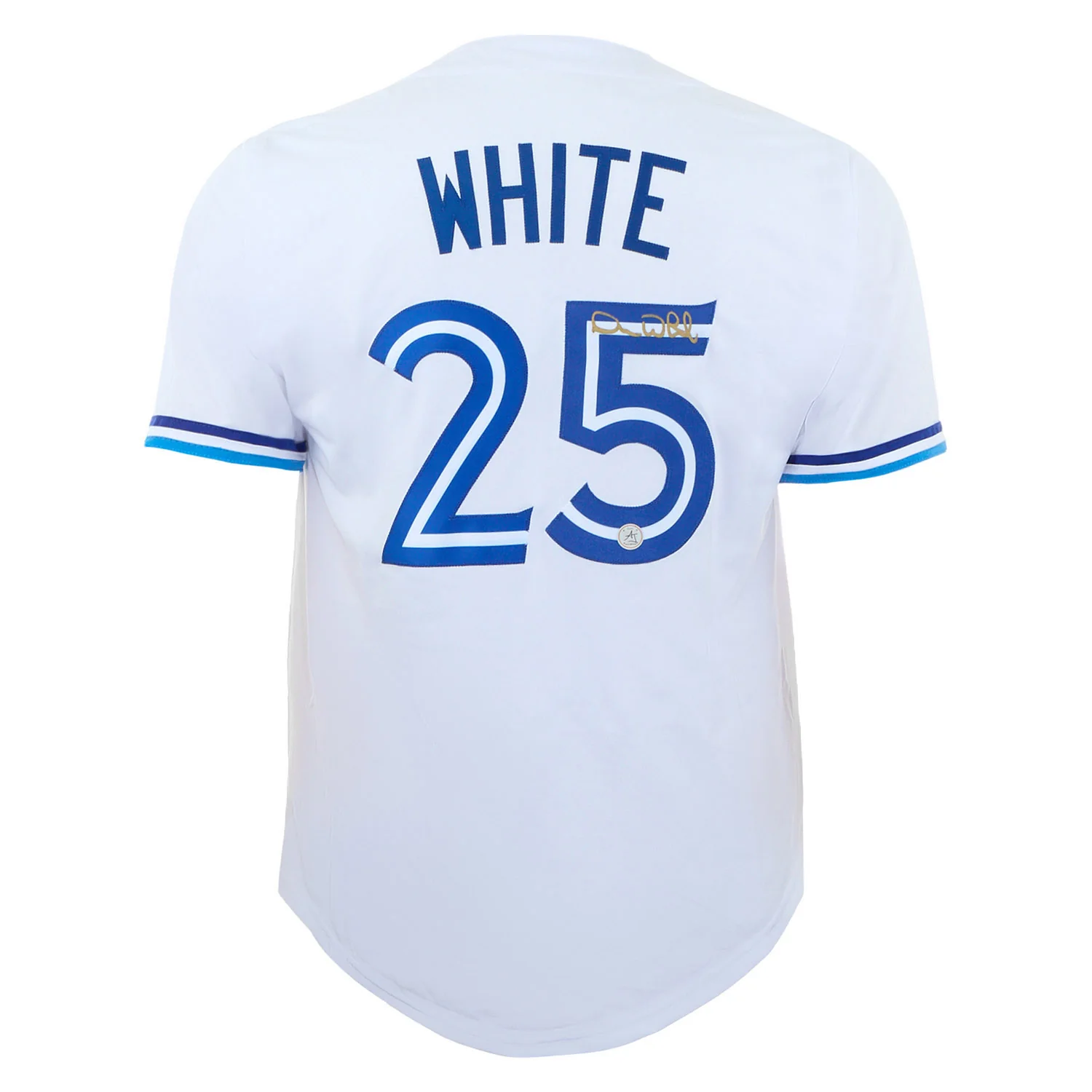 Devon White Autographed Toronto City Design White Baseball Jersey