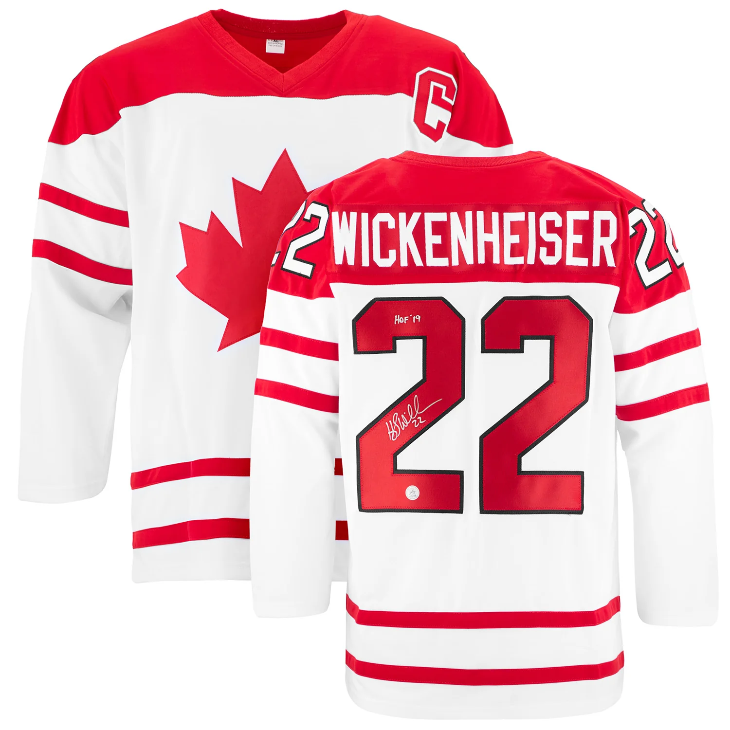 Hayley Wickenheiser Autographed Team Canada Custom Hockey Nation Jersey - Image 3