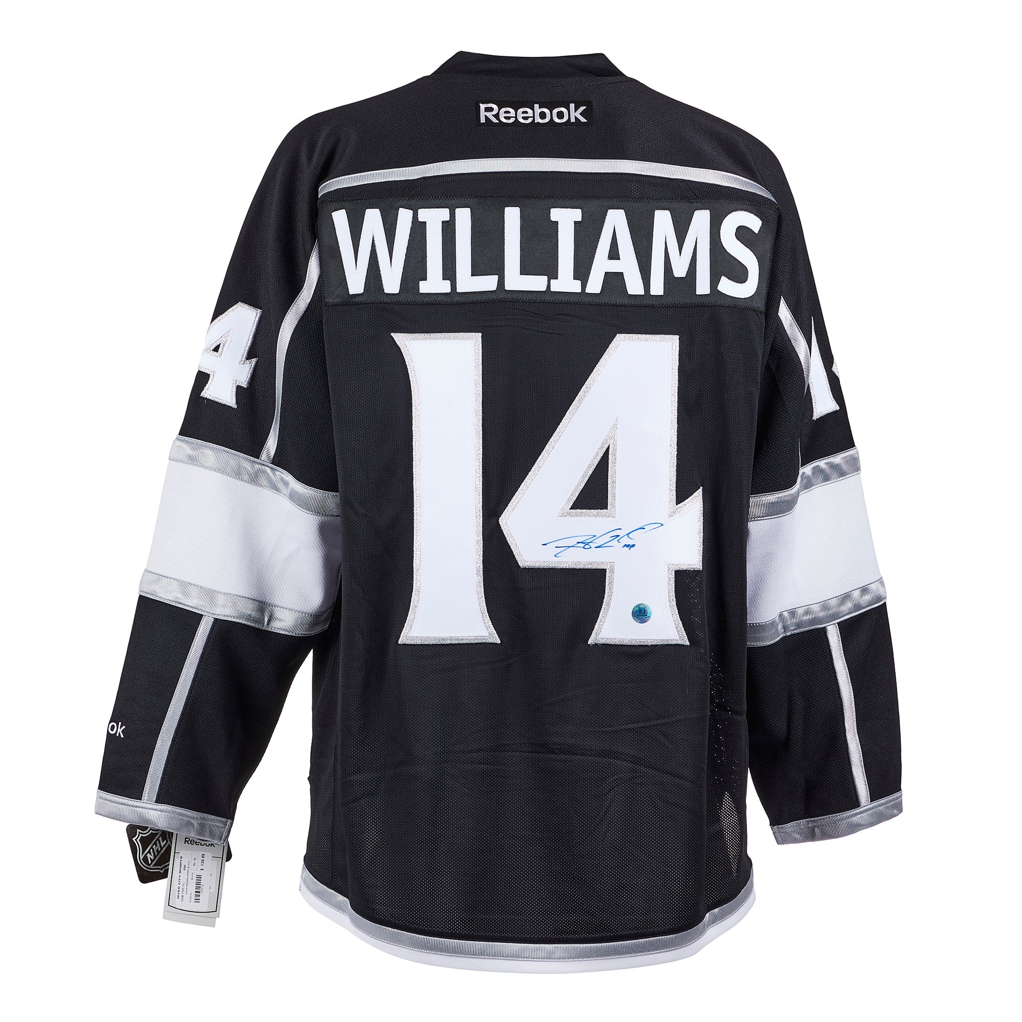 Justin Williams LA Kings Signed 2014 Stanley Cup Reebok Jersey