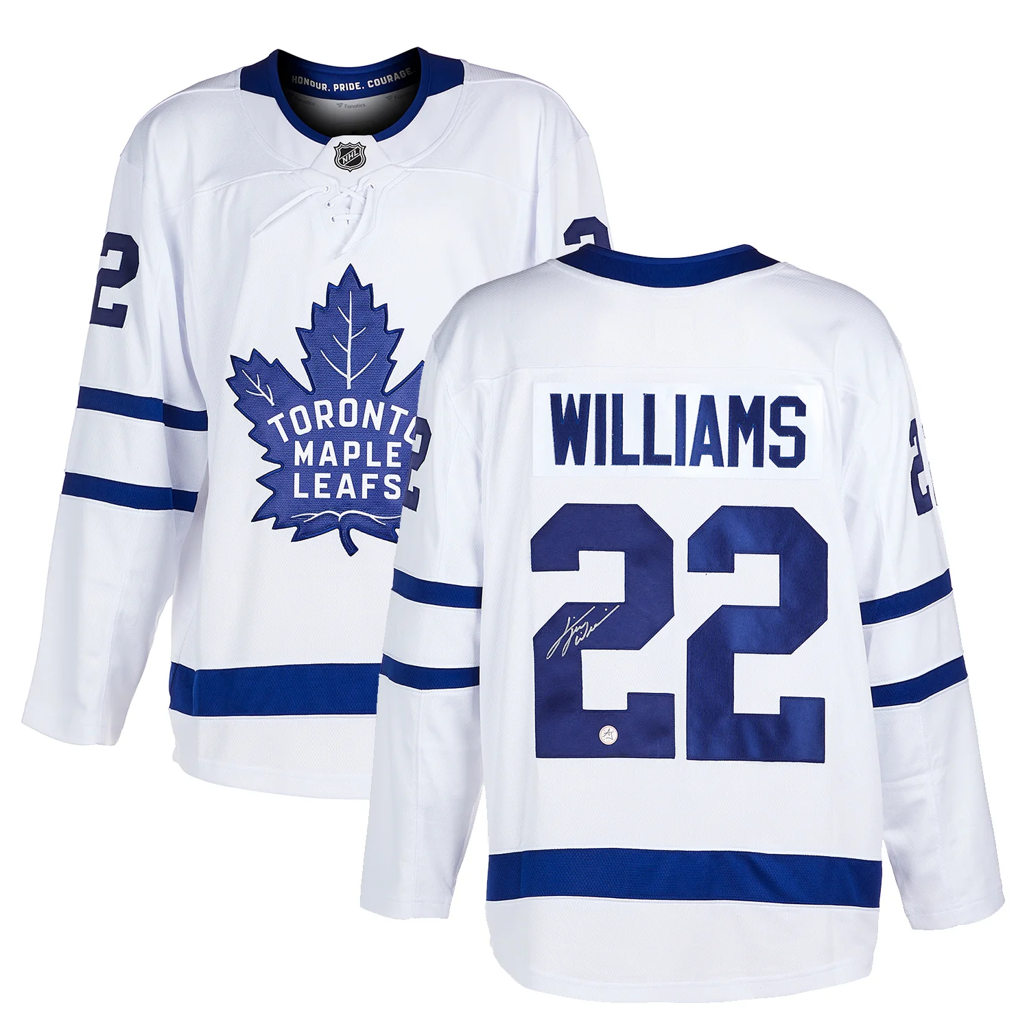 Tiger Williams Autographed Toronto Maple Leafs White Fanatics Breakaway Jersey - Image 3