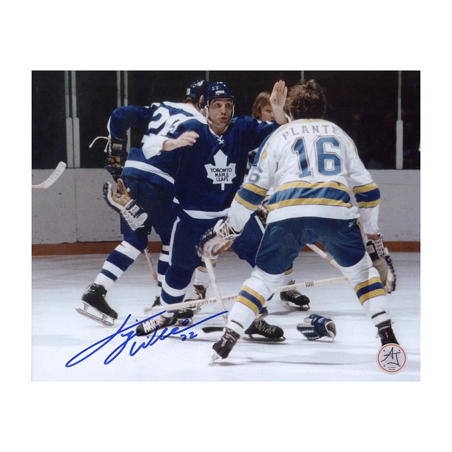 Tiger Williams Signed Toronto Maple Leafs Enforcer 8x10 Photo