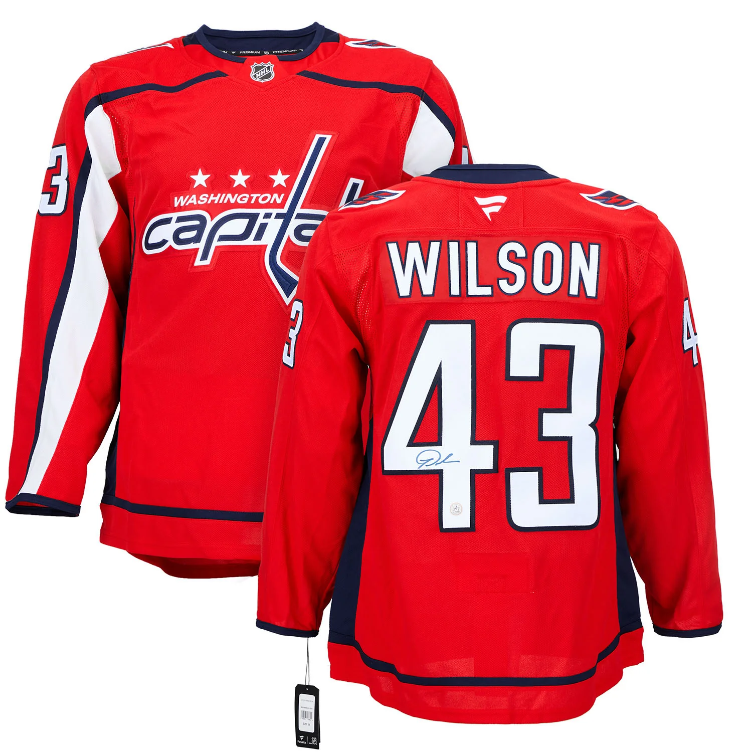 Tom Wilson Autographed Washington Capitals Fanatics Premium Jersey - Image 3