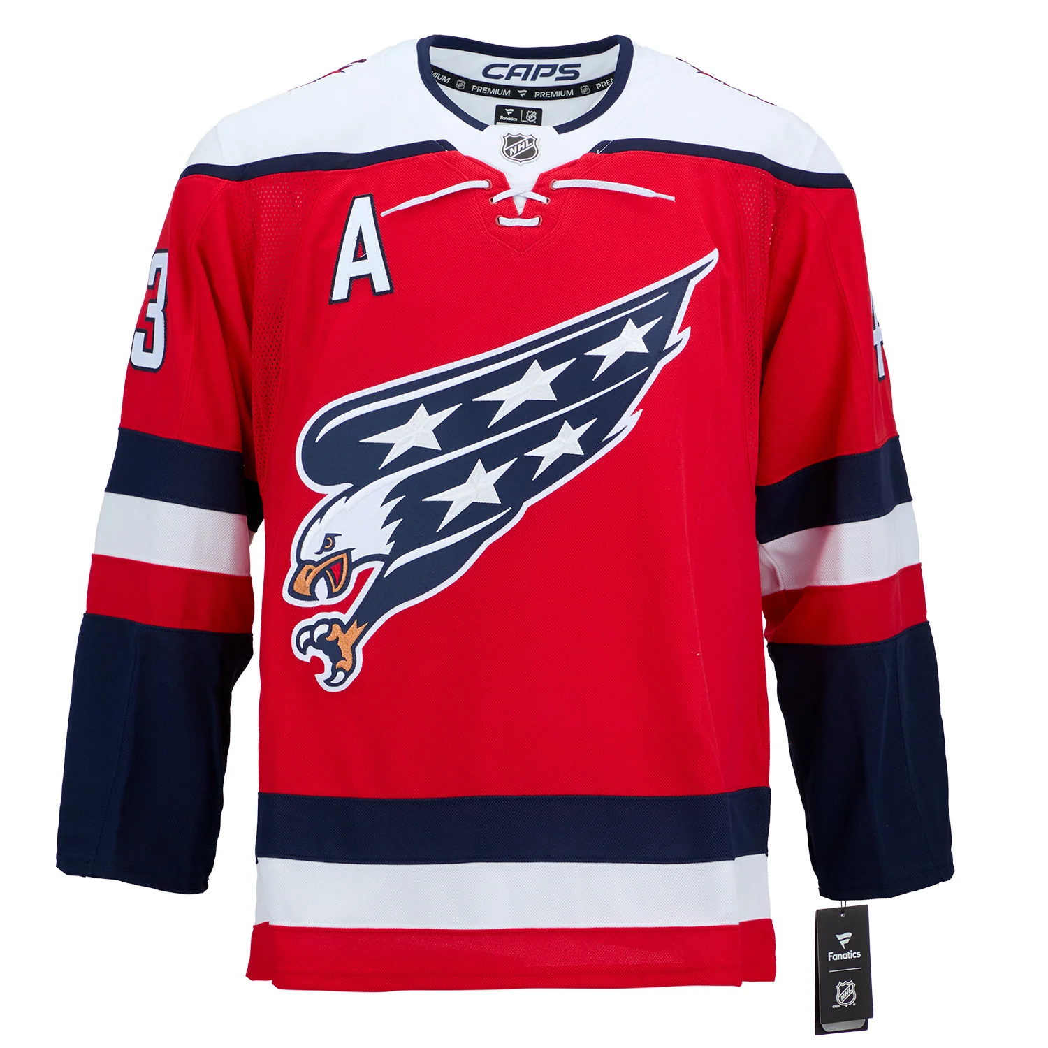 Tom Wilson Autographed Washington Capitals Alt Red Fanatics Premium Jersey - Image 2