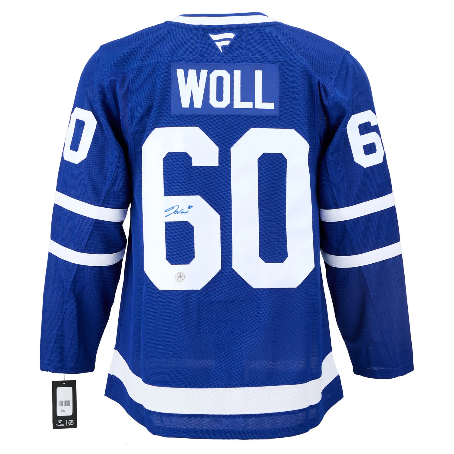 Joseph Woll Autographed Toronto Maple Leafs Fanatics Premium Jersey