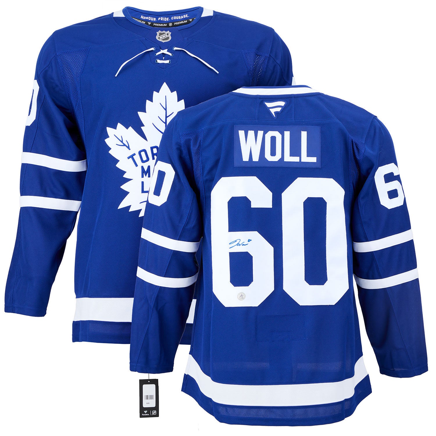Joseph Woll Autographed Toronto Maple Leafs Fanatics Premium Jersey - Image 3