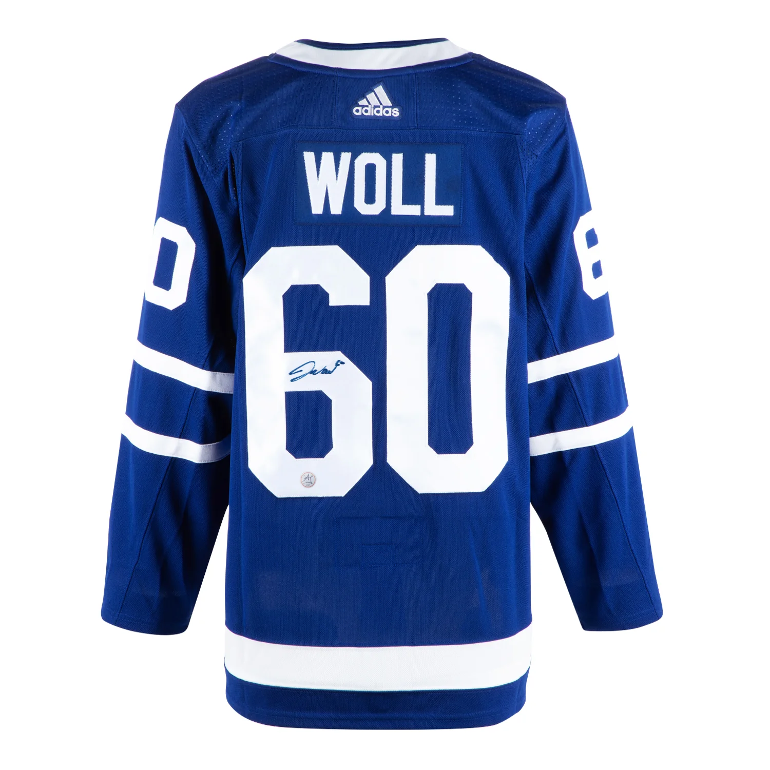 Joseph Woll Autographed Toronto Maple Leafs Blue adidas Jersey