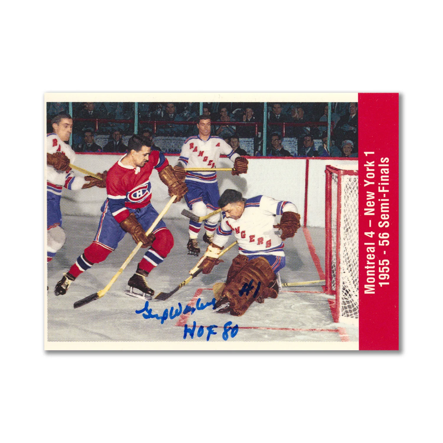175 1994 Parkhurst Missing Link # Gump Worsley Autographed Hockey Card