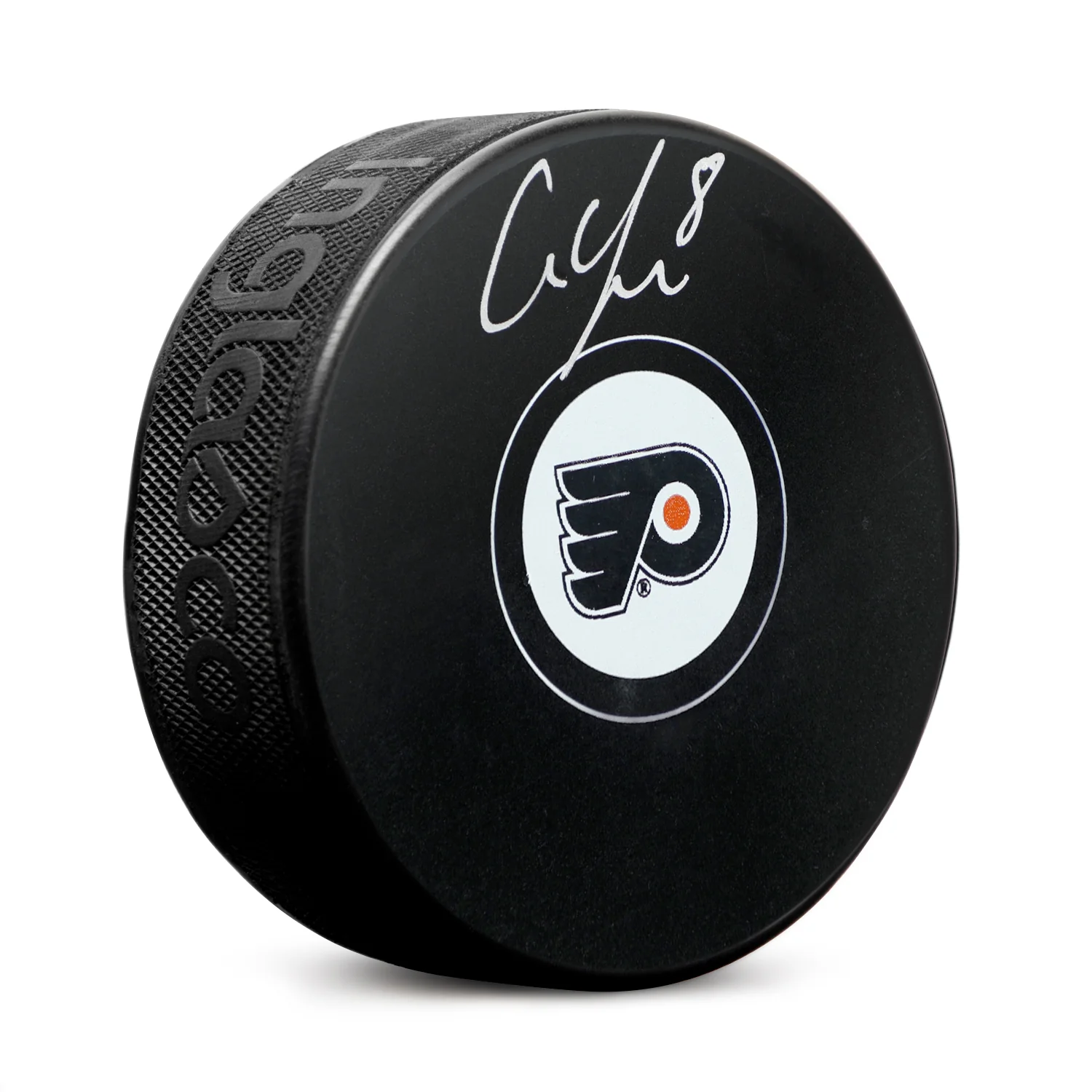 Cam York Autographed Philadelphia Flyers Hockey Puck