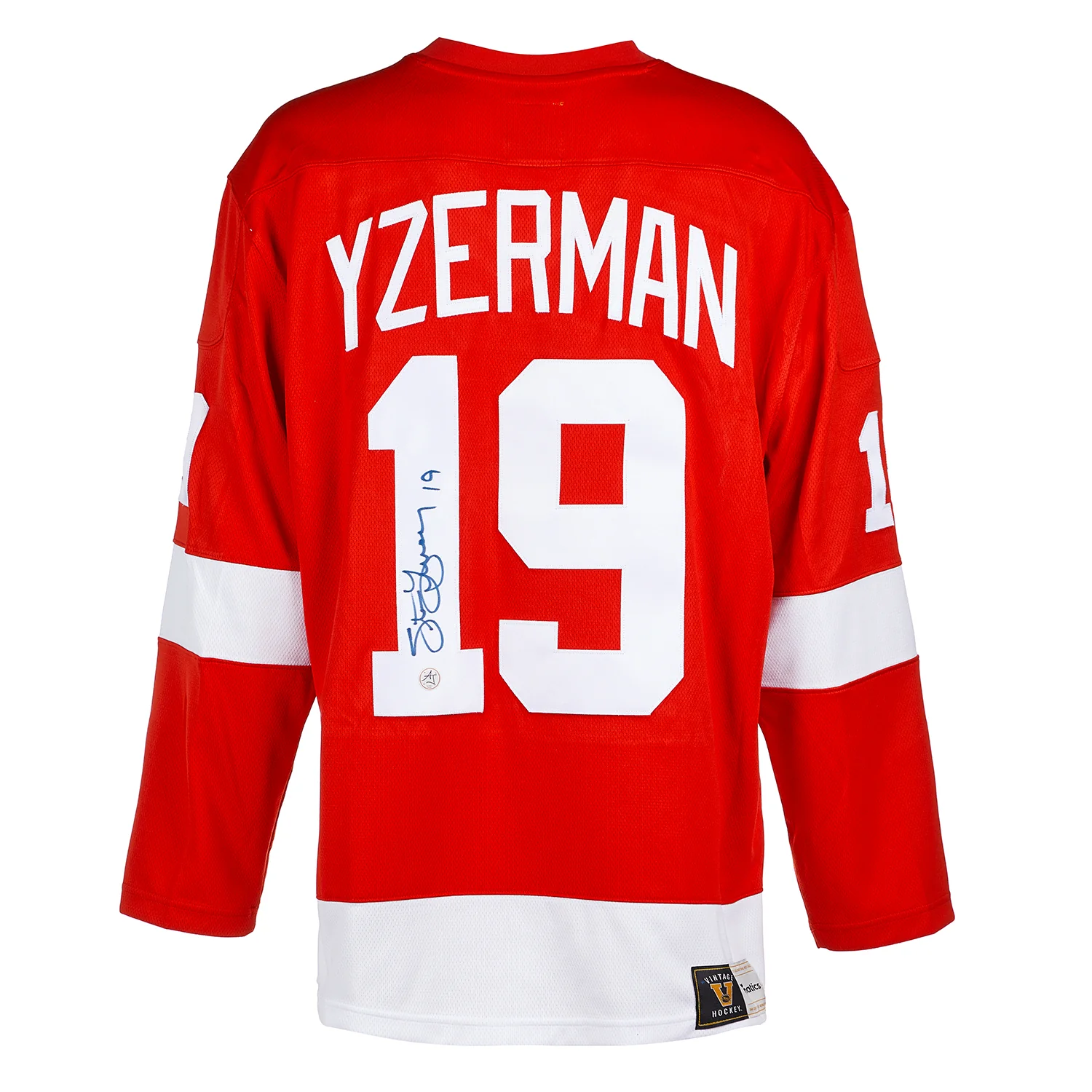 Steve Yzerman Signed Detroit Red Wings Throwback Breakaway Jersey