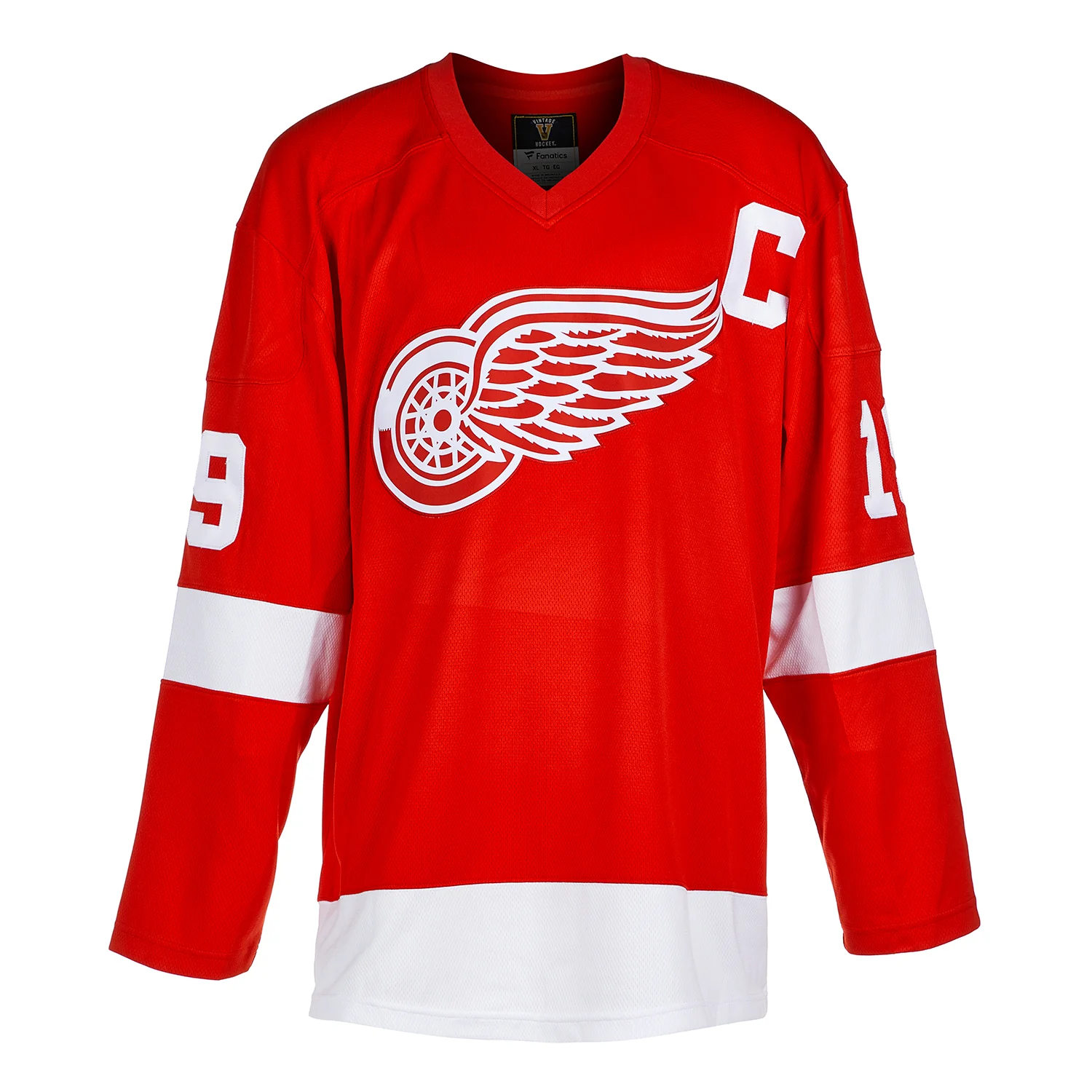 Steve Yzerman Signed Detroit Red Wings Throwback Breakaway Jersey - Image 2