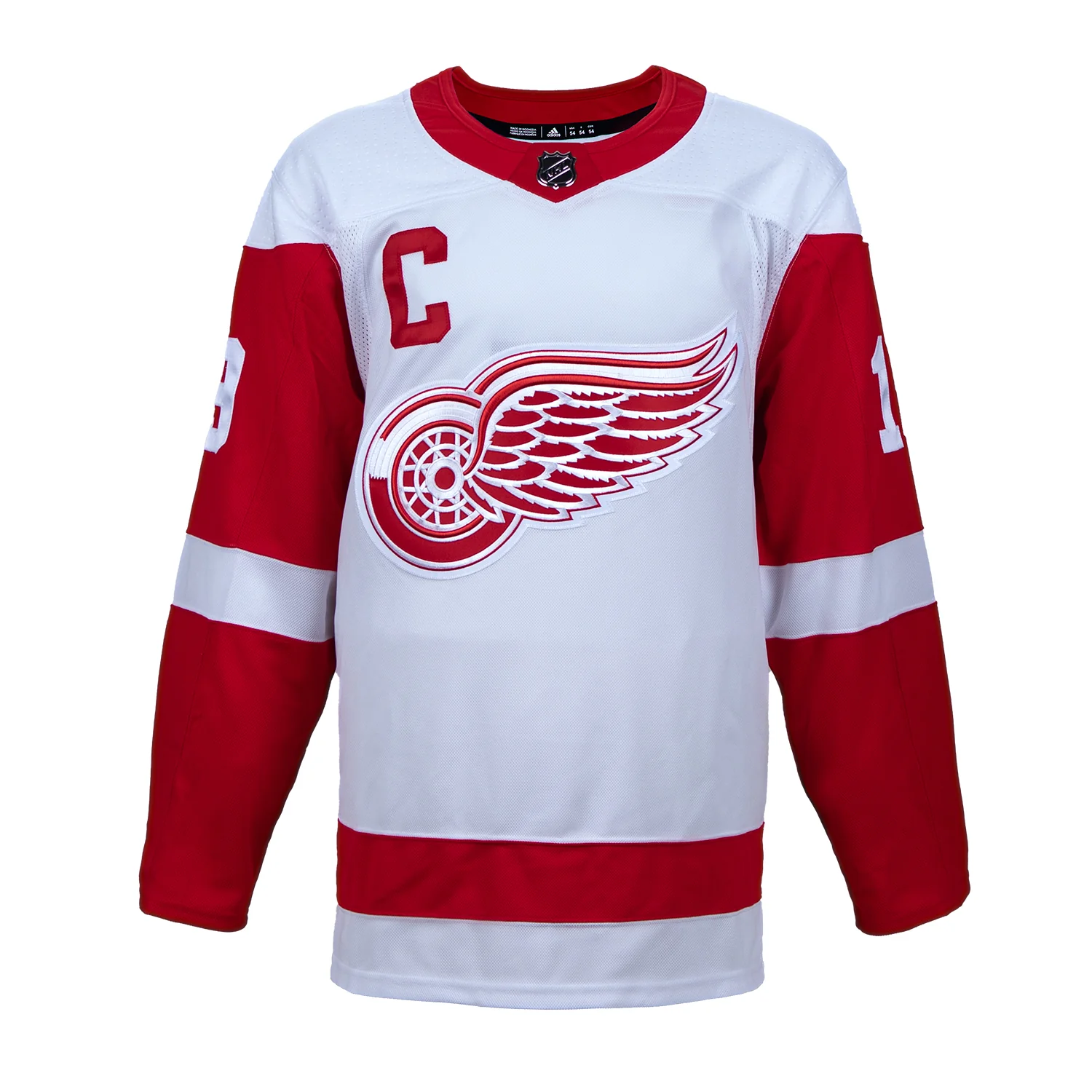 Steve Yzerman Signed Detroit Red Wings White adidas Jersey - Image 2