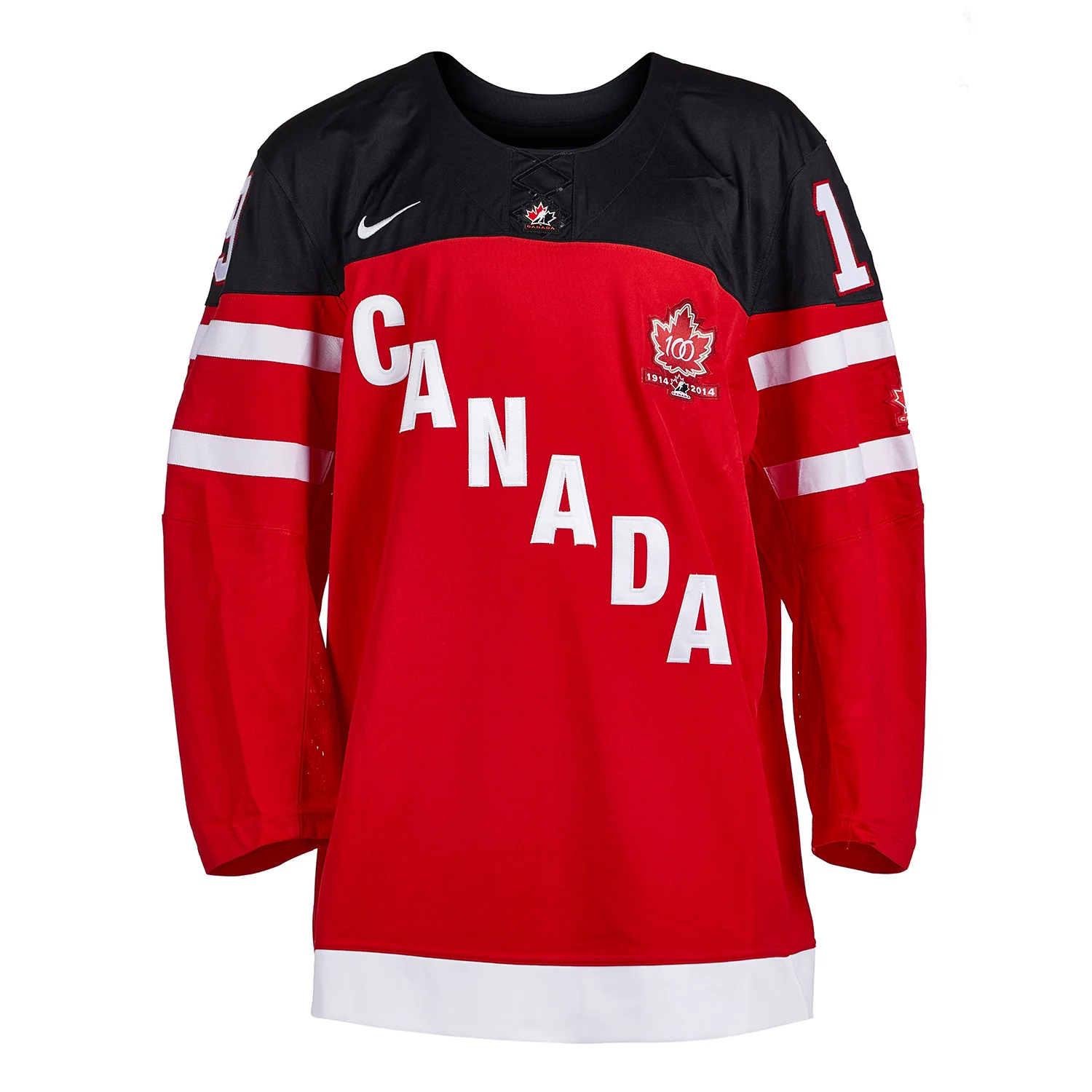 Steve Yzerman Team Canada Signed 100th Anniversary Nike Jersey - Image 2