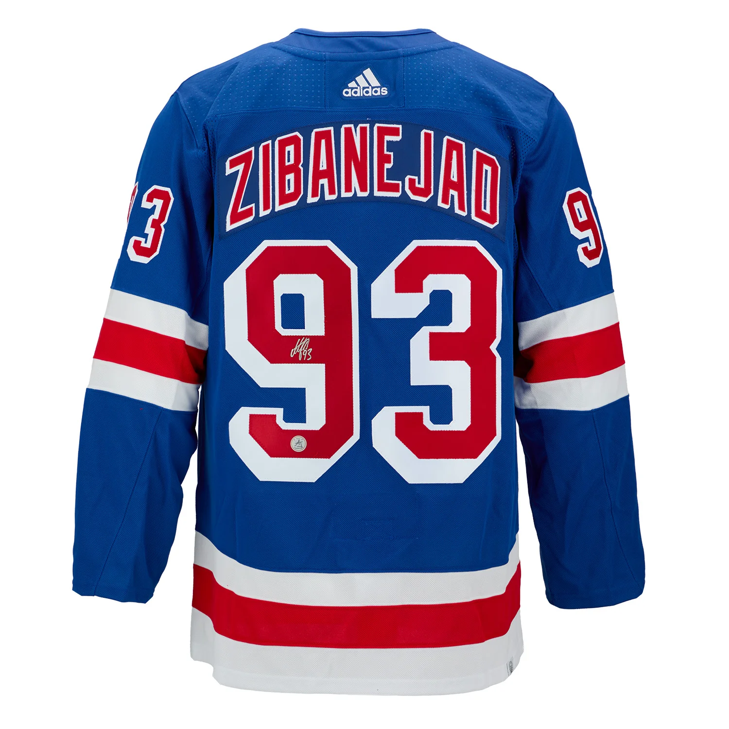 Mika Zibanejad Autographed New York Rangers adidas Jersey